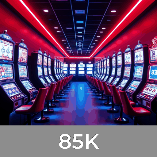 85K: Slots de Jackpot, Jogo de Mesa Estratégico, Experiência Imersiva com Dealers ao Vivo